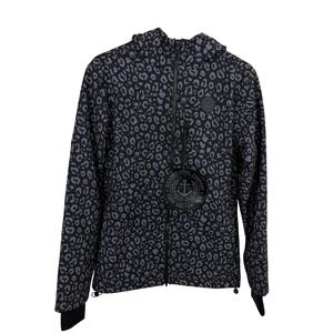 Dixxon Flannel Company Jacket Womens Small Black Anchor 2.0 Hooded Animal NWT